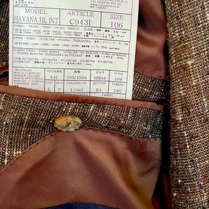 Suitsupply Havana Brown Linen Sportcoat 44L